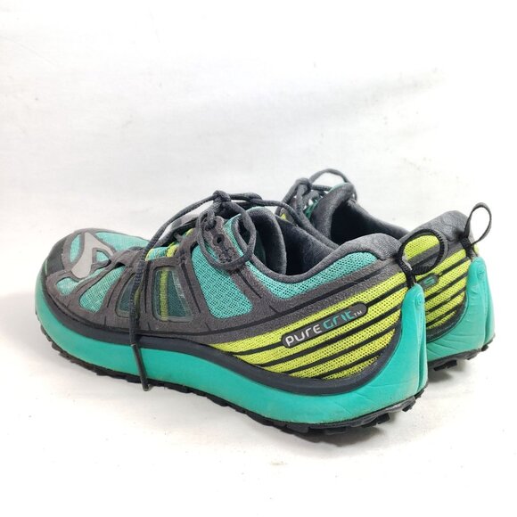 Brooks PureGrit 2 Women’s Trail Running Shoes Size 9 Teal/Gray Breathable Mesh - Picture 5 of 9